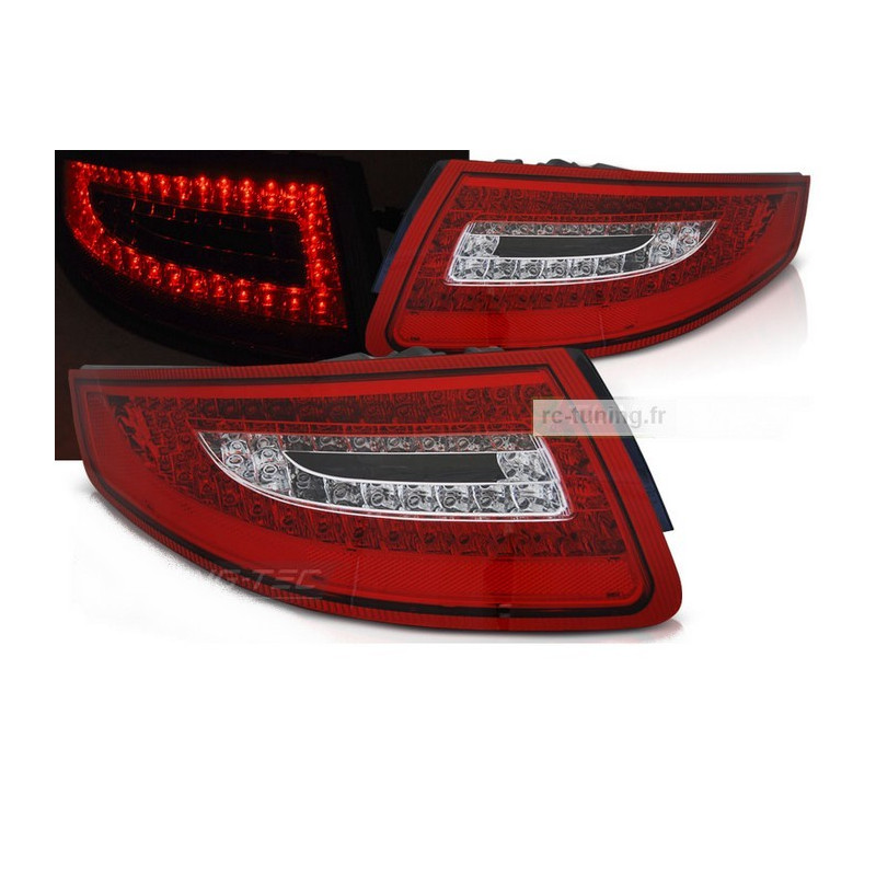 Rückleuchten Rot/Weiße LEDs für Porsche 911 996 99-04 LDPO15