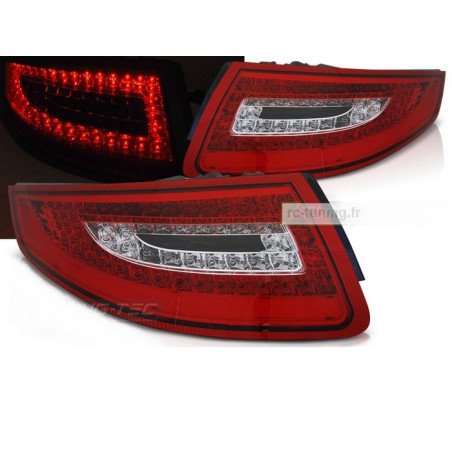 Feux Arrière Rouge/blanc Leds pour Porsche 911 997 04-09