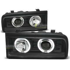 Angel Eyes Frontscheinwerfer Volkswagen Corrado 88-95 Schwarz LPVW36