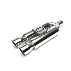 Universal stainless steel sports rear silencer 2 x 88 x 90 mm TA96UNI28 TA96UNI28 109,90 €