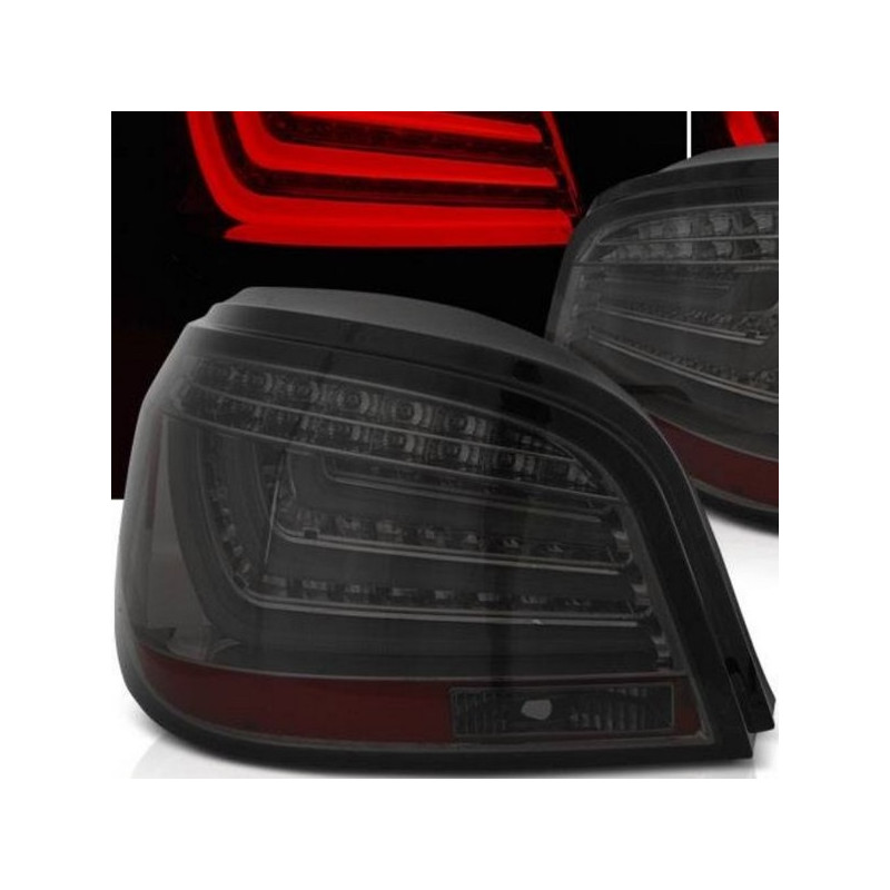 Feux Arrière Light Bar LED noir / fumé pour BMW E60 03-07 Feux arrière