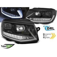 Black Tube Light Front Headlights, Dynamic Turn Signals for VW T6 2015 LPVWR9 LPVWR9 469,90 €