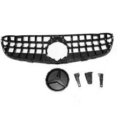 Glänzend schwarzer GTR-Look-Kühlergrill für Mercedes W253 15-