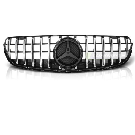 Calandre chrome/noir brillant Look GTR pour Mercedes W253 15- Calandres