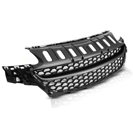 Mattschwarzer Kühlergrill für Opel Corsa E 14-19 GROP08