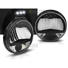 Phares avant LED pour Chrysler Jeep Wrangler JK 07-18