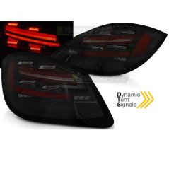 Black Smoked LED Bar SEQ Tail Lights, Dynamic Turn Signals For Porsche Boxster/Cayman 987 09-12 LDPO23 LDPO23 569,90 €