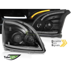 Phares Avant Tube Light SEQ LED noir pour Toyota Land Cruiser 120 03-09 Catégories