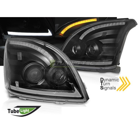 Black SEQ LED Tube Light Front Headlights for Toyota Land Cruiser 120 03-09 LPTO38 LPTO38 349,90 €