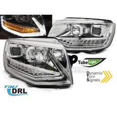 SEQ DRL Chrome Tube Light LED Front Headlights, Dynamic Turn Signals for VW T6 2015 LPVWS7 LPVWS7 589,90 €