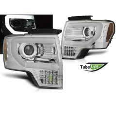 Tube Light Chrome Front Headlights for Ford F150 MK12 08-14 LPFO87 LPFO87 469,90 €