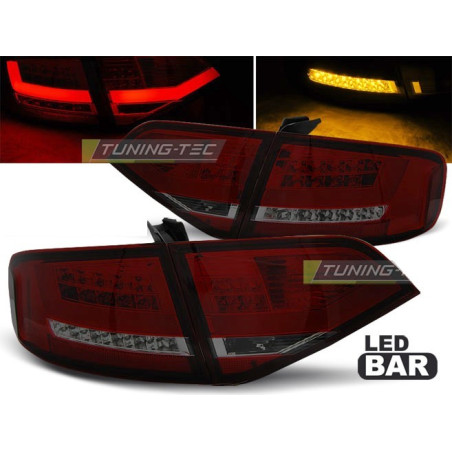 Audi A4 B8 08-11 Red/Smoked LED Tail Lights LDAU98 LDAU98 339,90 €