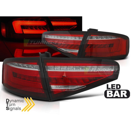 Red LED BAR SEQ Tail Lights With Dynamic Turn Signals For Audi A4 B8 12-15 LDAUH3 LDAUH3 399,90 €