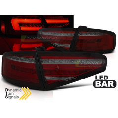 Feux arrière noir LED BAR SEQ pour Audi A4 B8 12-15
