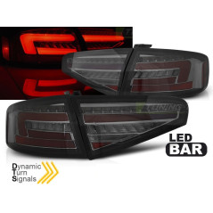 Feux arrière fumé LED BAR SEQ Avec clignotants dynamique pour Audi A4 B8 12-15 Audi