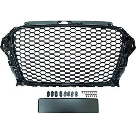 Glossy black RS3 Look grille for Audi A3 8V 12-16 without PDC 1033240 1033240 149,90 €