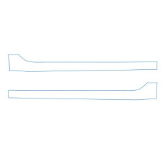 PPF protective film for left and right side sill Tesla Model 3 PPF/B-TESLA3 PPF/B-TESLA3 99,90 €