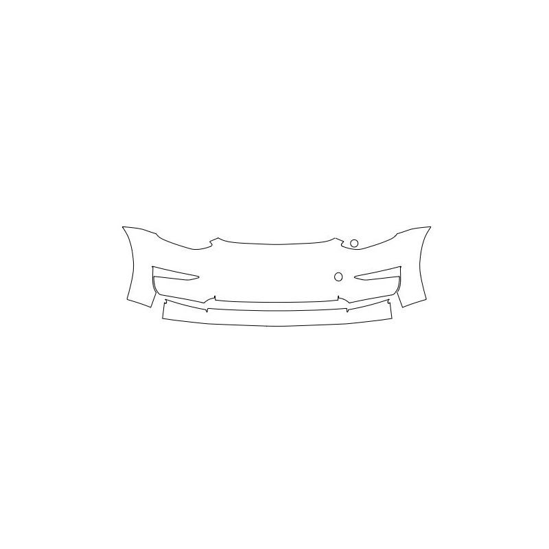 Film de protection PPF pour Pare-chocs avant Tesla Modèle 3 Kits Auto (catalogue en cours)