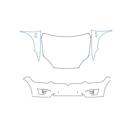 PPF Front Face Protective Film for Tesla Model X PPF/AVTESLA-X PPF/AVTESLA-X 469,90 €