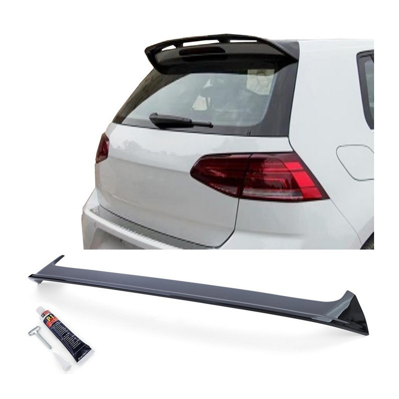 Aileron noir brillant pour VW Golf 7 R-Line