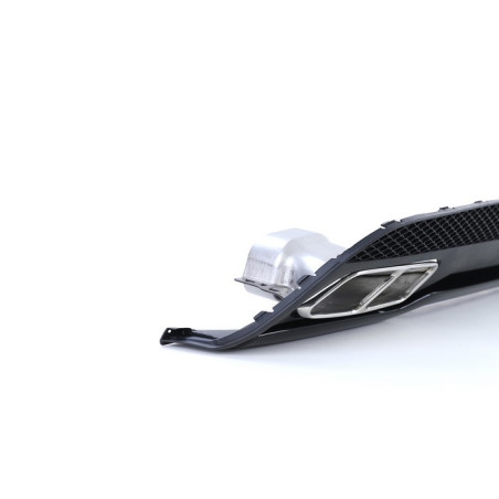 Rear diffuser with two exhaust tips for Mercedes A-Class W176 12-15