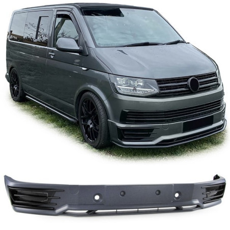 Front Spoiler Sport Style Black Grilles For VW T6