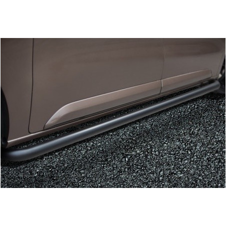 Barres latérales en acier inoxydable noir Ø60mm pour Peugeot Traveller 2016 L2 + L3 Peugeot