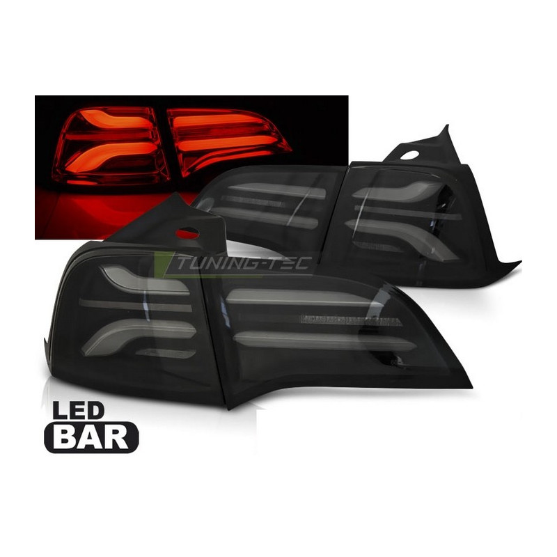Feux arrière LED BAR noir fumé pour Tesla model 3 Feux arrière