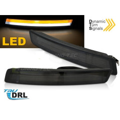 Clignotants avant dynamique DRL SEQ LED fumé pour VW Beetle 06 -10 Clignotants Latéraux