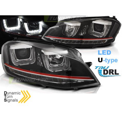 Front Headlights Type-U Black RDD Line SEQ for Volkswagen Golf 7 12 - 17 LPVWR2 LPVWR2 469,90 €