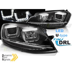 Front Headlights Type-U DRL Black SEQ for Volkswagen Golf 7 12 - 17 LPVWR1 LPVWR1 469,90 €