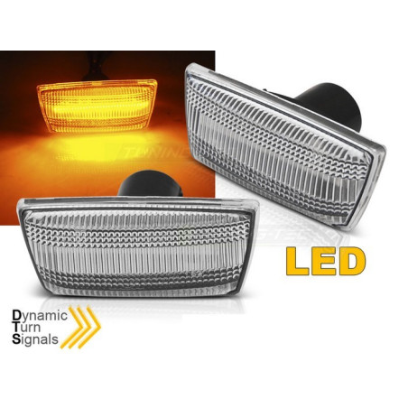 Clignotants dynamique LED SEQ, blanc pour Opel Astra H, Corsa D, Insignia, Zaphira B