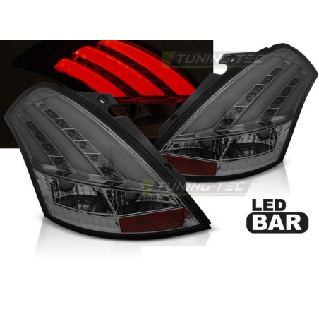 Feux arrière fumé LED Bar pour Suzuki Swift 10 -17