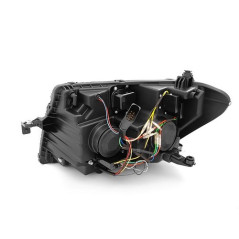 Phares avant Tube light noir DRL SEQ pour VW Crafter 17-
