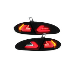 Black/Smoked LED Rear Lights Seat Leon 1P 05-09