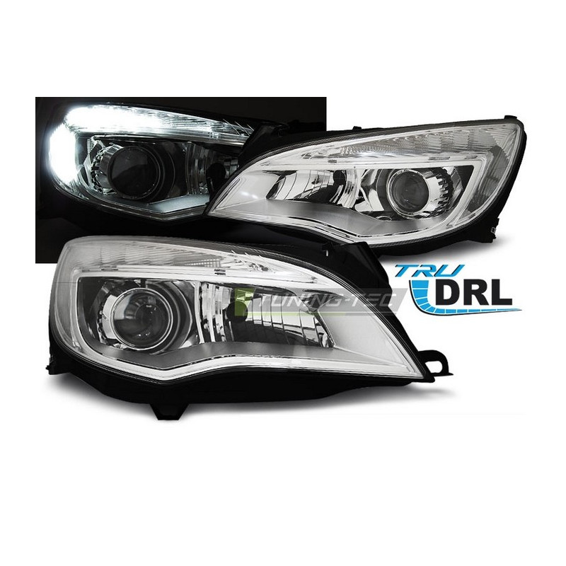 Frontscheinwerfer THU/DRL Opel Astra J 10- Chrom LPOP98