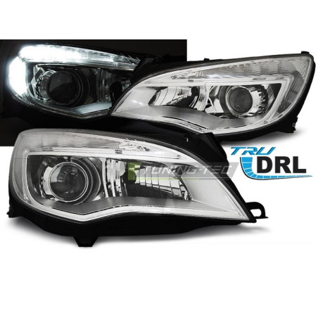 Phares Avant THU/DRL Opel Astra J 10- Chrome