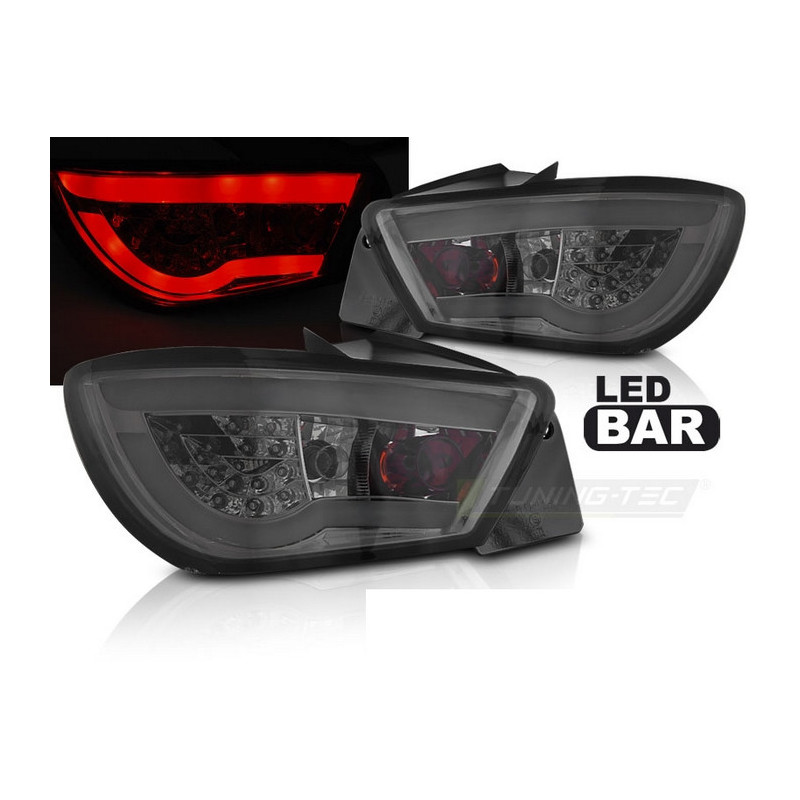 Feux arrière LED BAR fumé pour Seat Ibiza 08-12 Feux arrière
