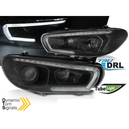 LED Tube light black DRL SEQ front headlights for VW Scirocco 14-17 LPVWU7 LPVWU7 569,90 €