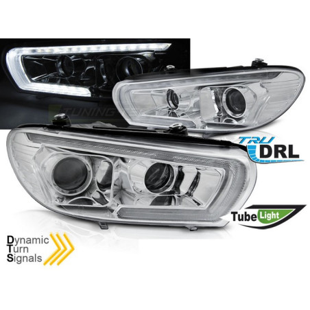 LED Tube light chrome DRL SEQ front headlights for VW Scirocco 08-14 LPVWU2 LPVWU2 569,90 €