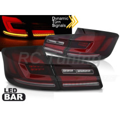 LED BAR SEQ Red/Smoked Tail Lights for BMW F10 10-16