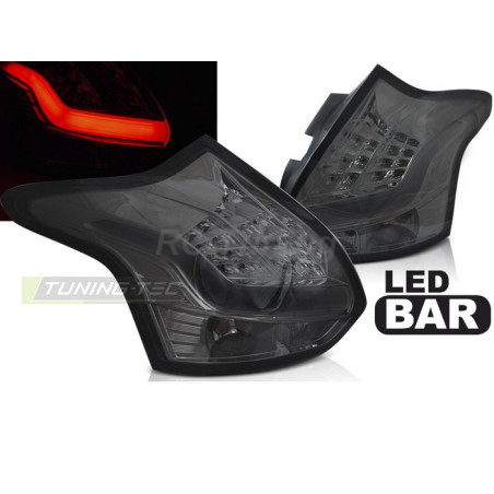 Feux Arrière LED Bar noir/fumé pour Ford Focus 3 11-14
