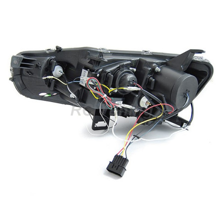 Tube Light SEQ Front Headlights for Mitsubishi Lancer 8 08-