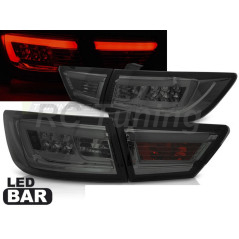 Smoked BAR LED tail lights for Renault Clio IV 13-16