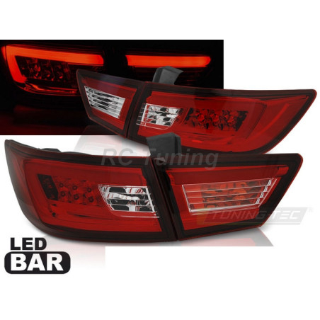 Feux arrière LED BAR rouge/blanc pour Renault Clio IV 13-16