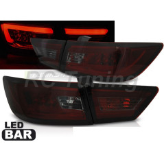 LED-Rückleuchten BAR rot/geräuchert für Renault Clio IV 13-16 LDRE03