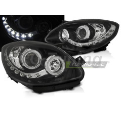 Black Daylight Front Headlights for Renault Twingo 07-11