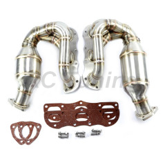 Stainless steel exhaust manifold for Porsche 987 Boxster Cayman