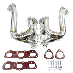 Stainless steel exhaust manifold without catalyst for Porsche 987 Boxster Cayman 2009