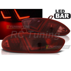 Red LED BAR Tail Lights for Seat Leon 09-13